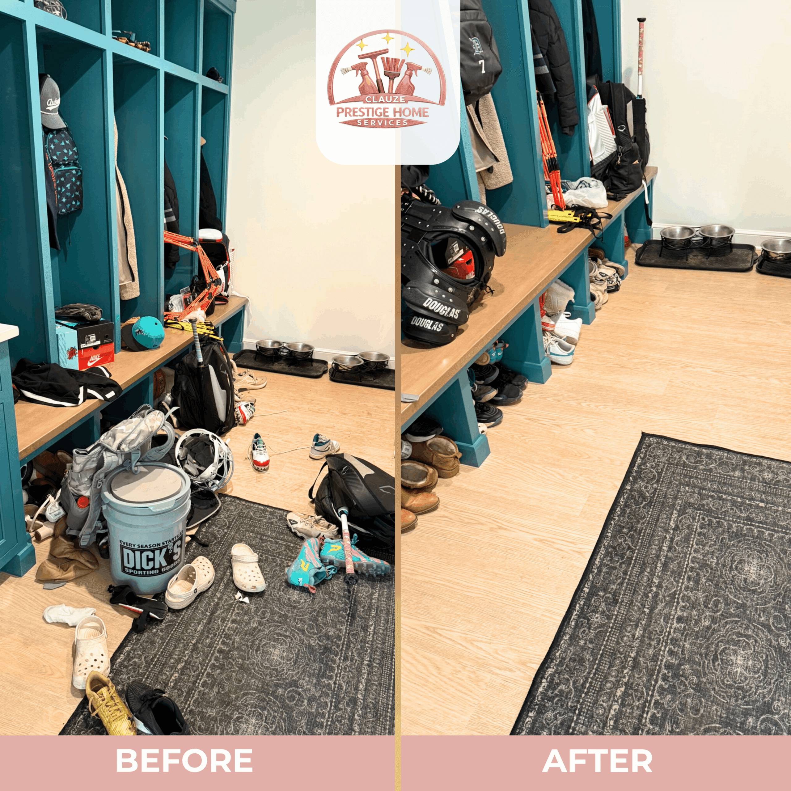 Clauze Prestige cleaning result