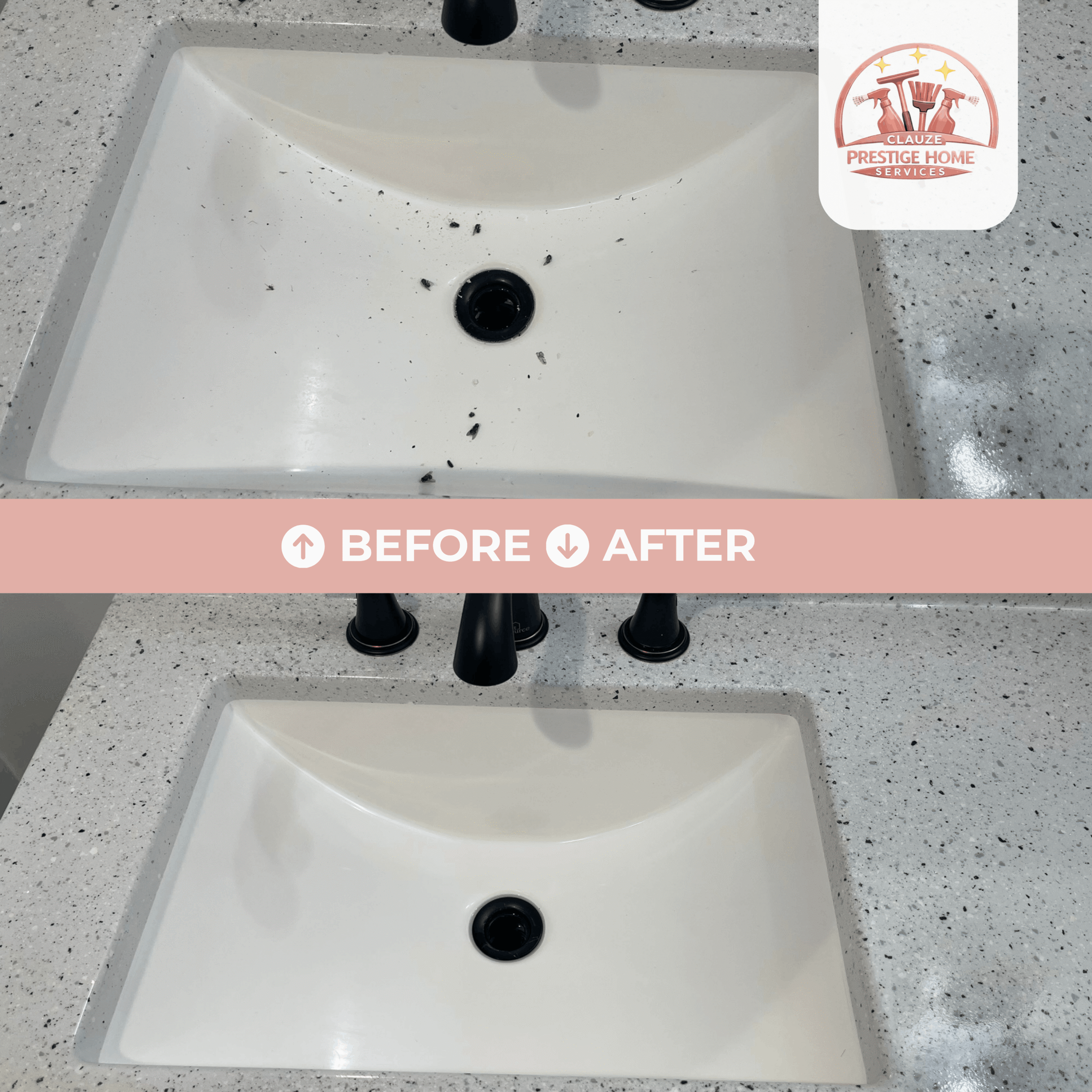 Clauze Prestige cleaning result