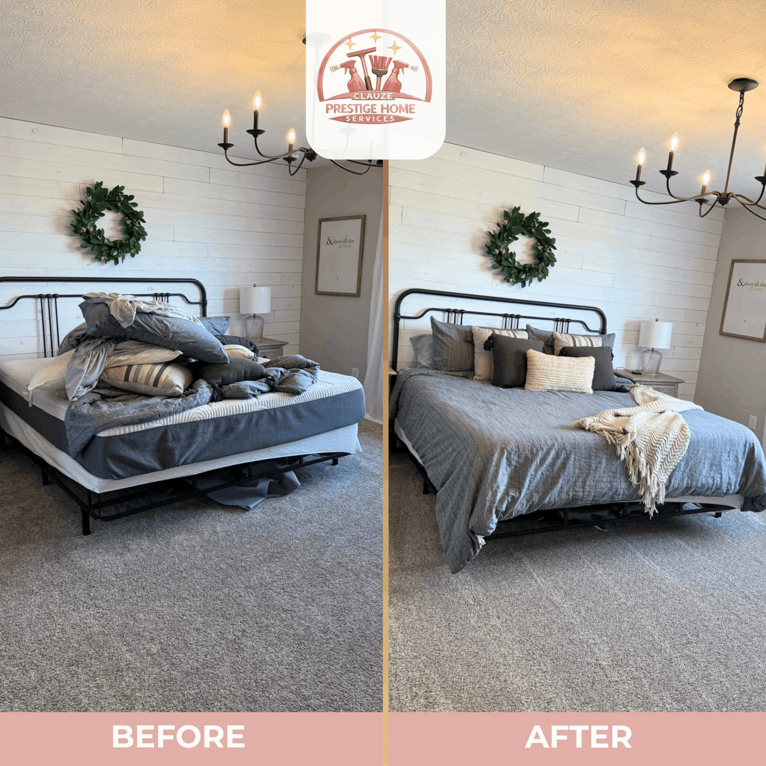 Clauze Prestige cleaning result