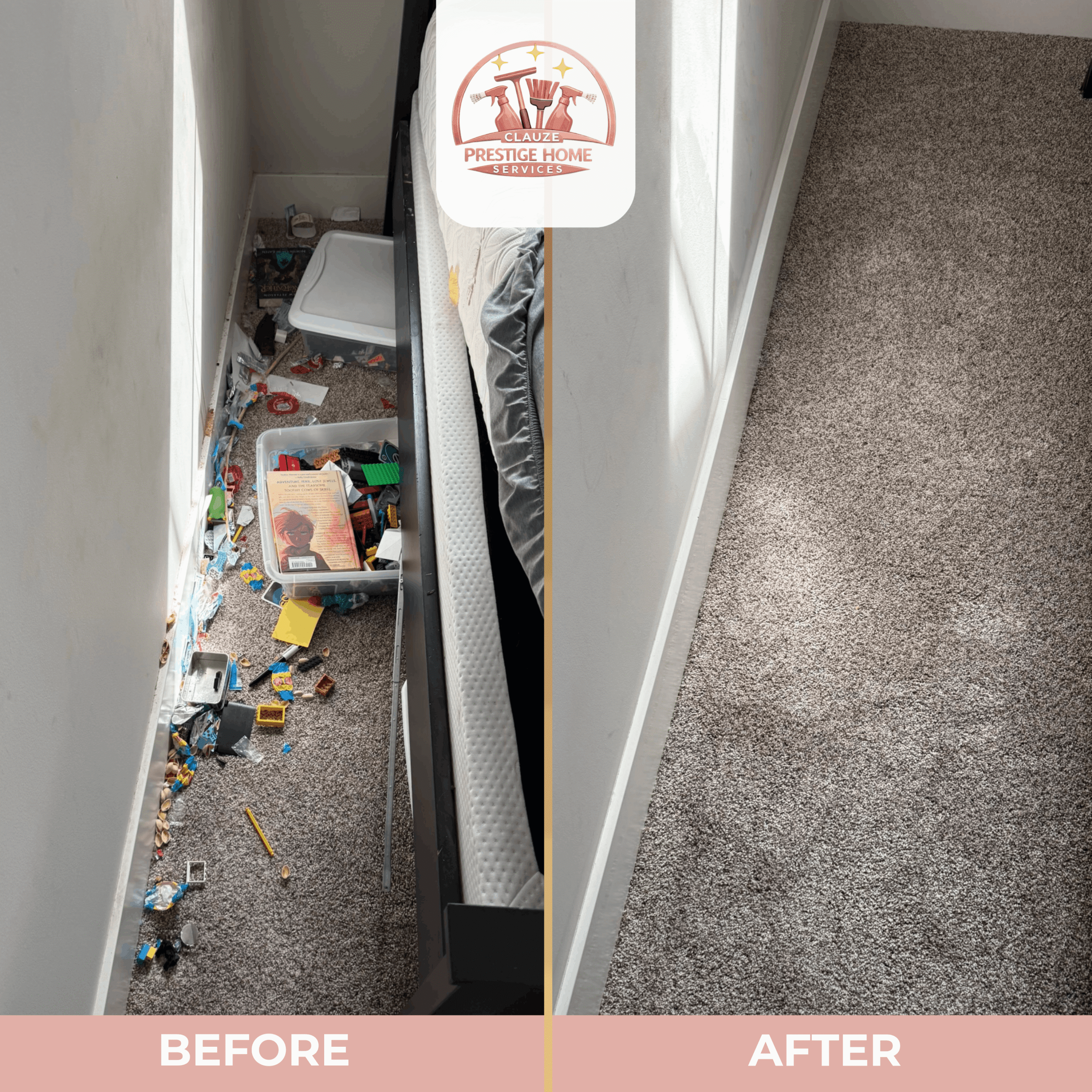 Clauze Prestige cleaning result