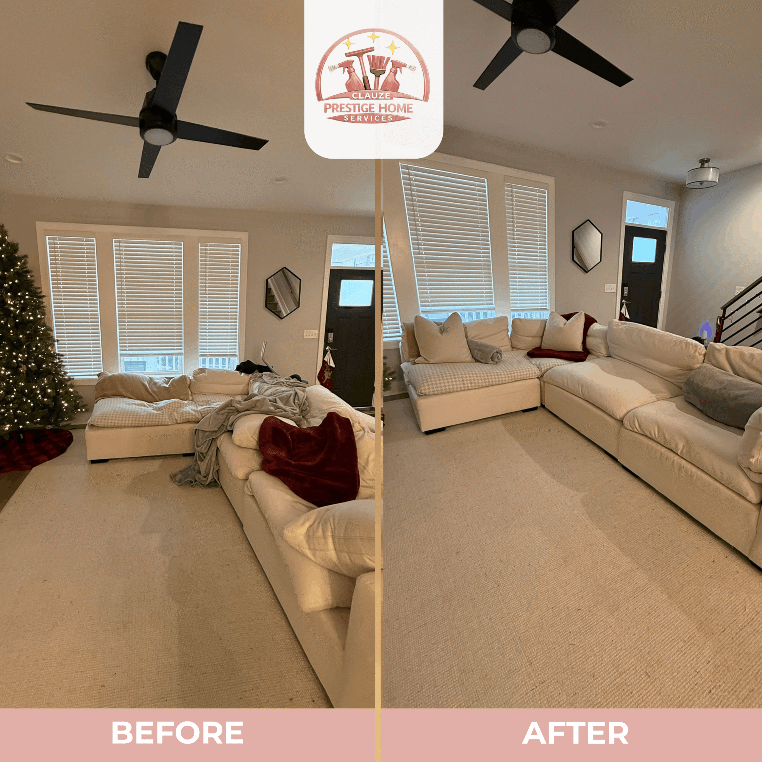 Clauze Prestige cleaning result