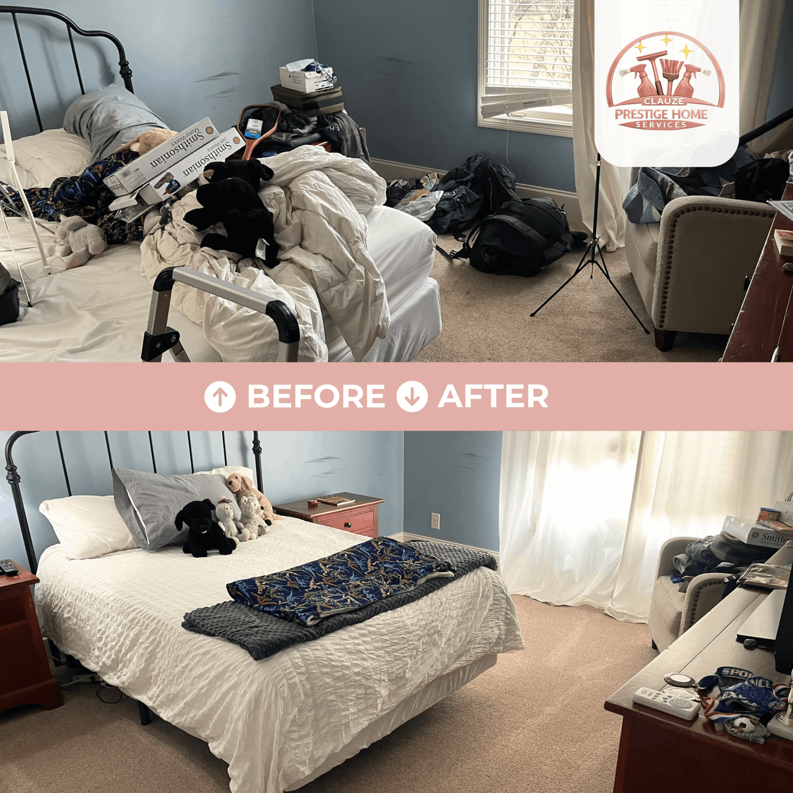 Clauze Prestige cleaning result