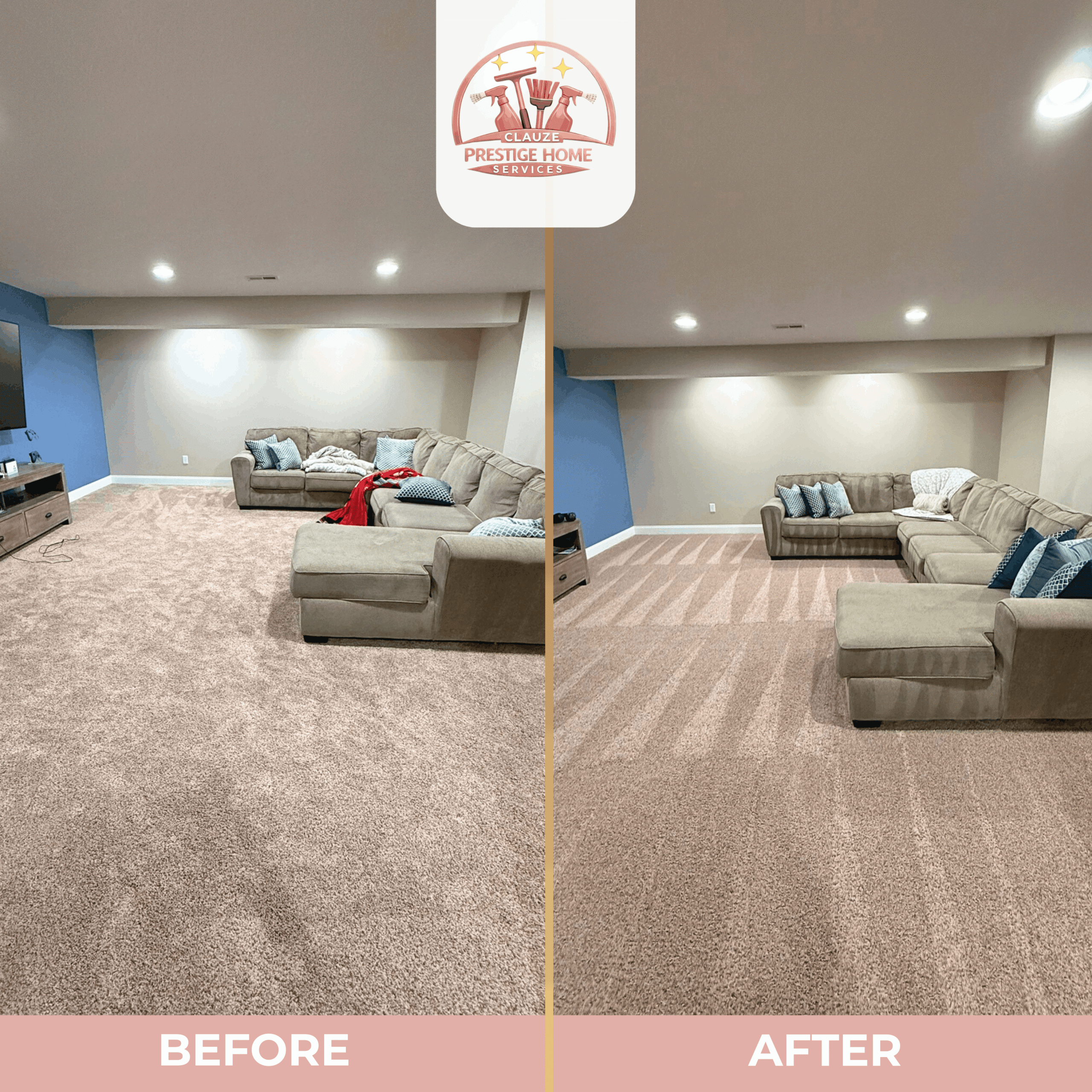 Clauze Prestige cleaning result