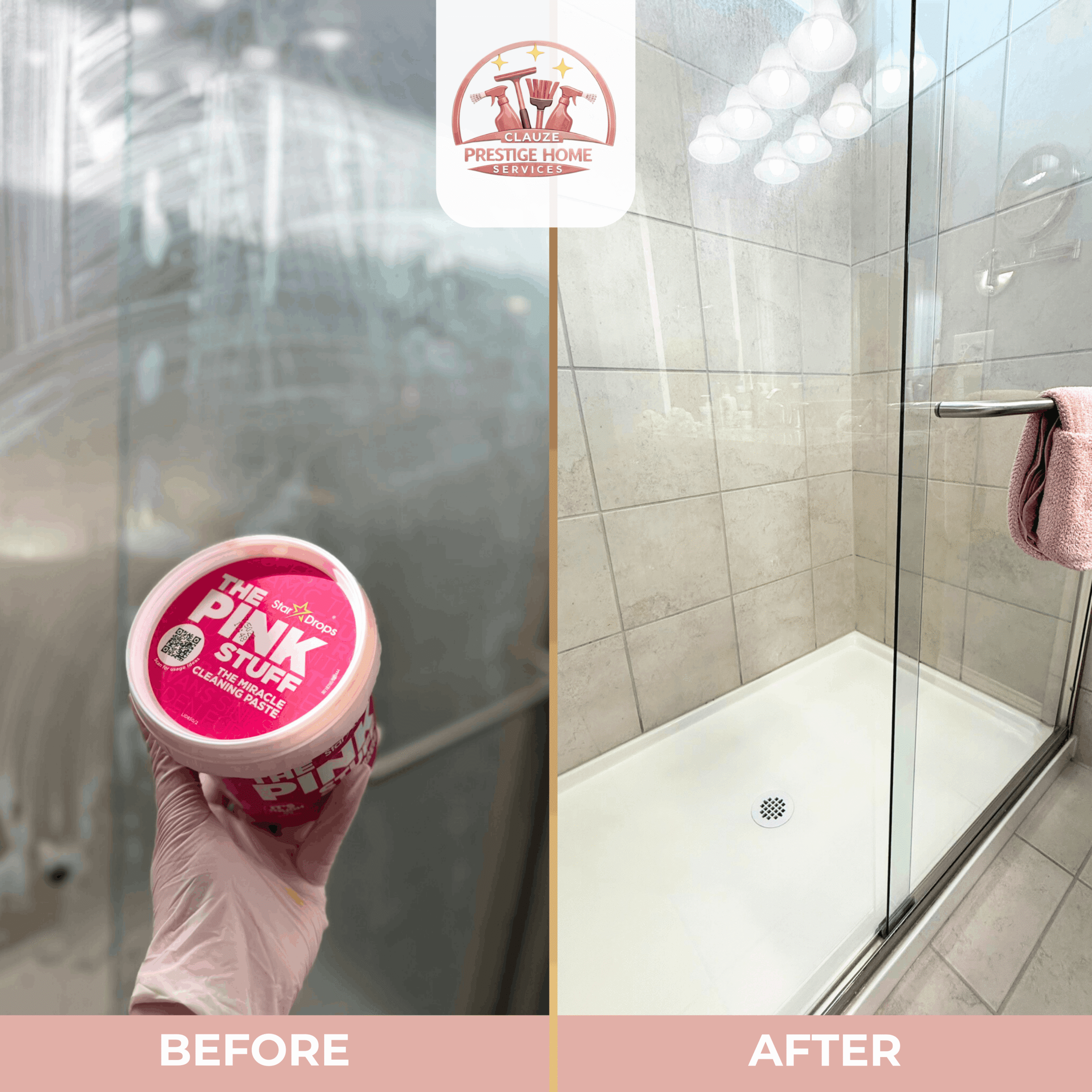 Clauze Prestige cleaning result