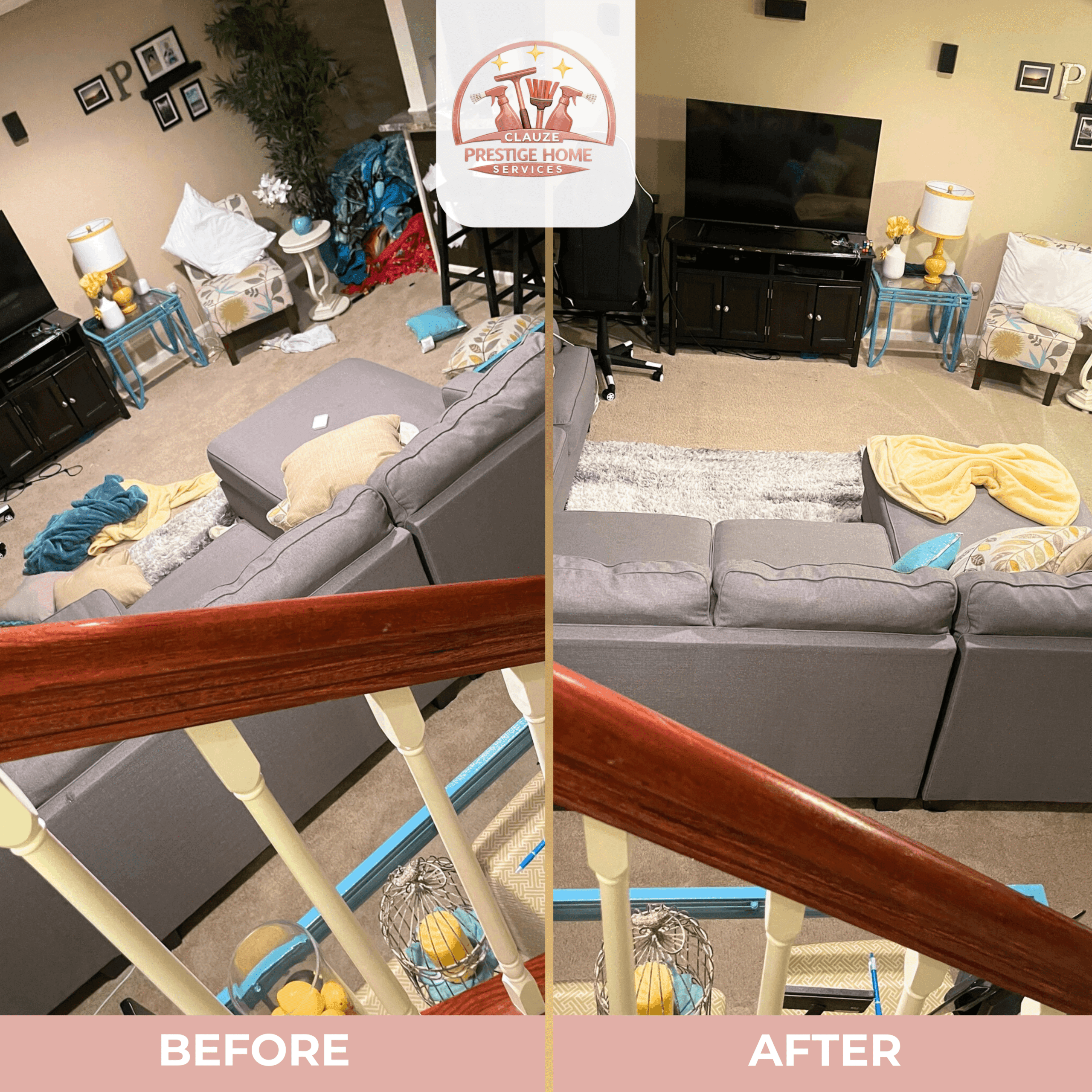 Clauze Prestige cleaning result