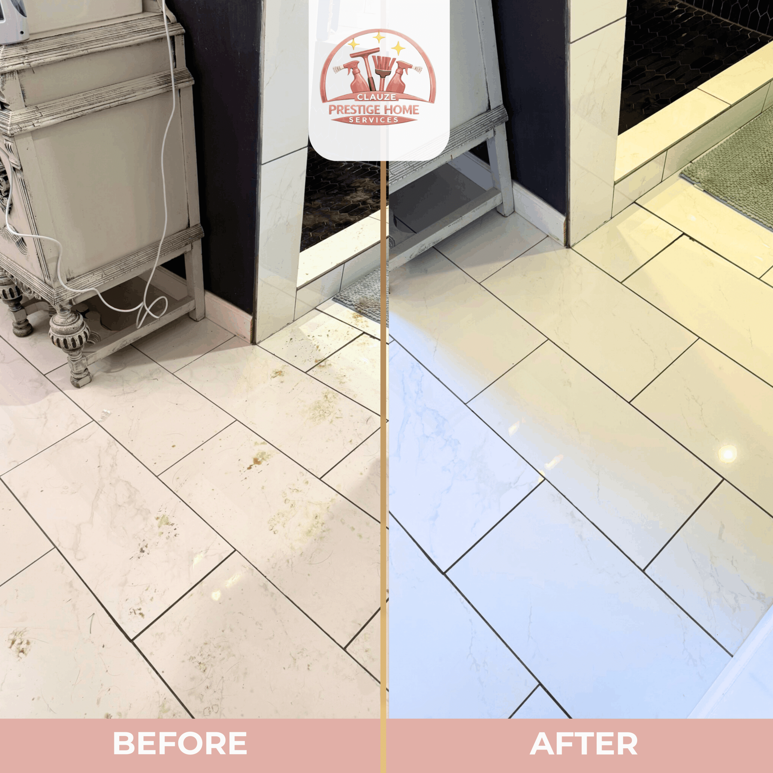Clauze Prestige cleaning result
