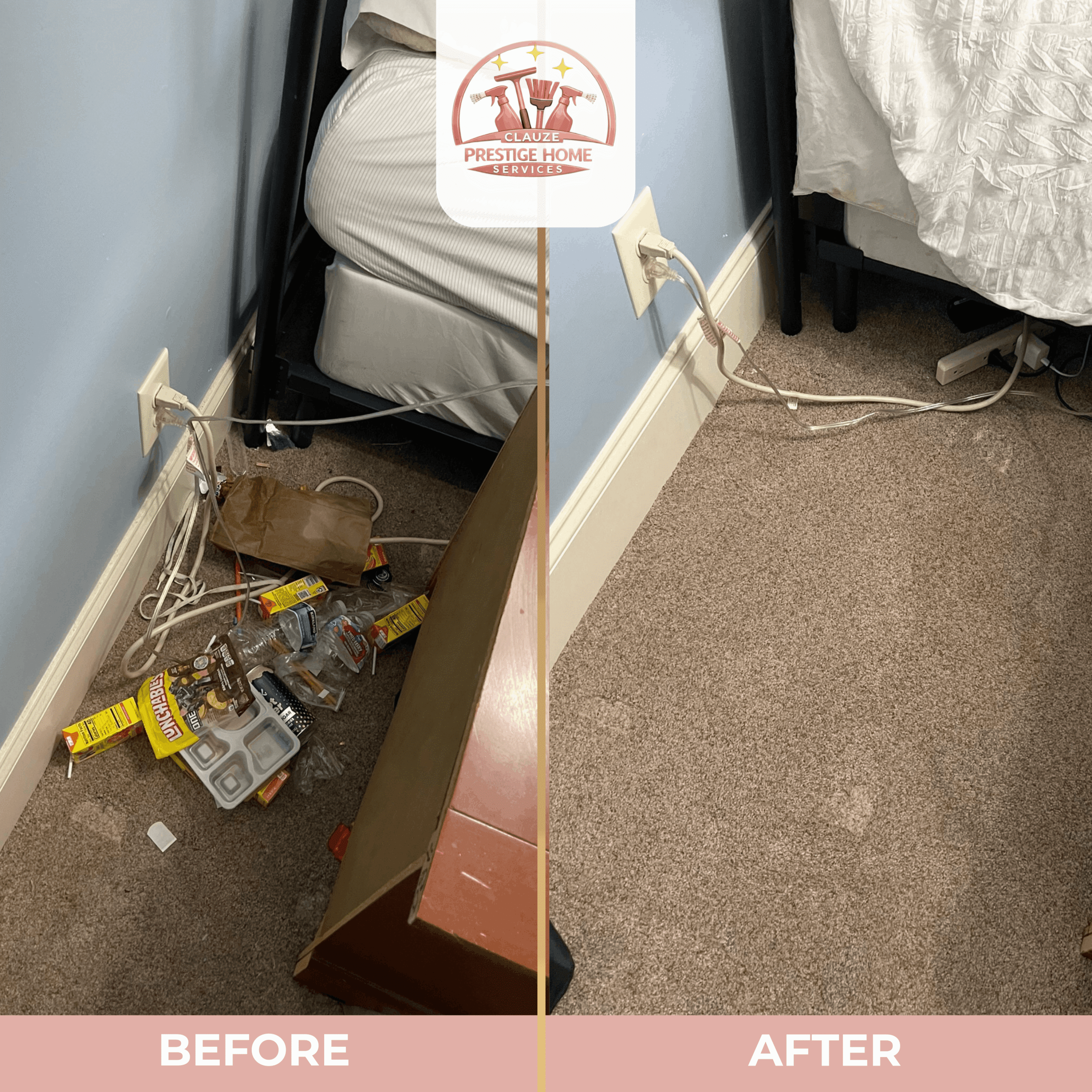 Clauze Prestige cleaning result