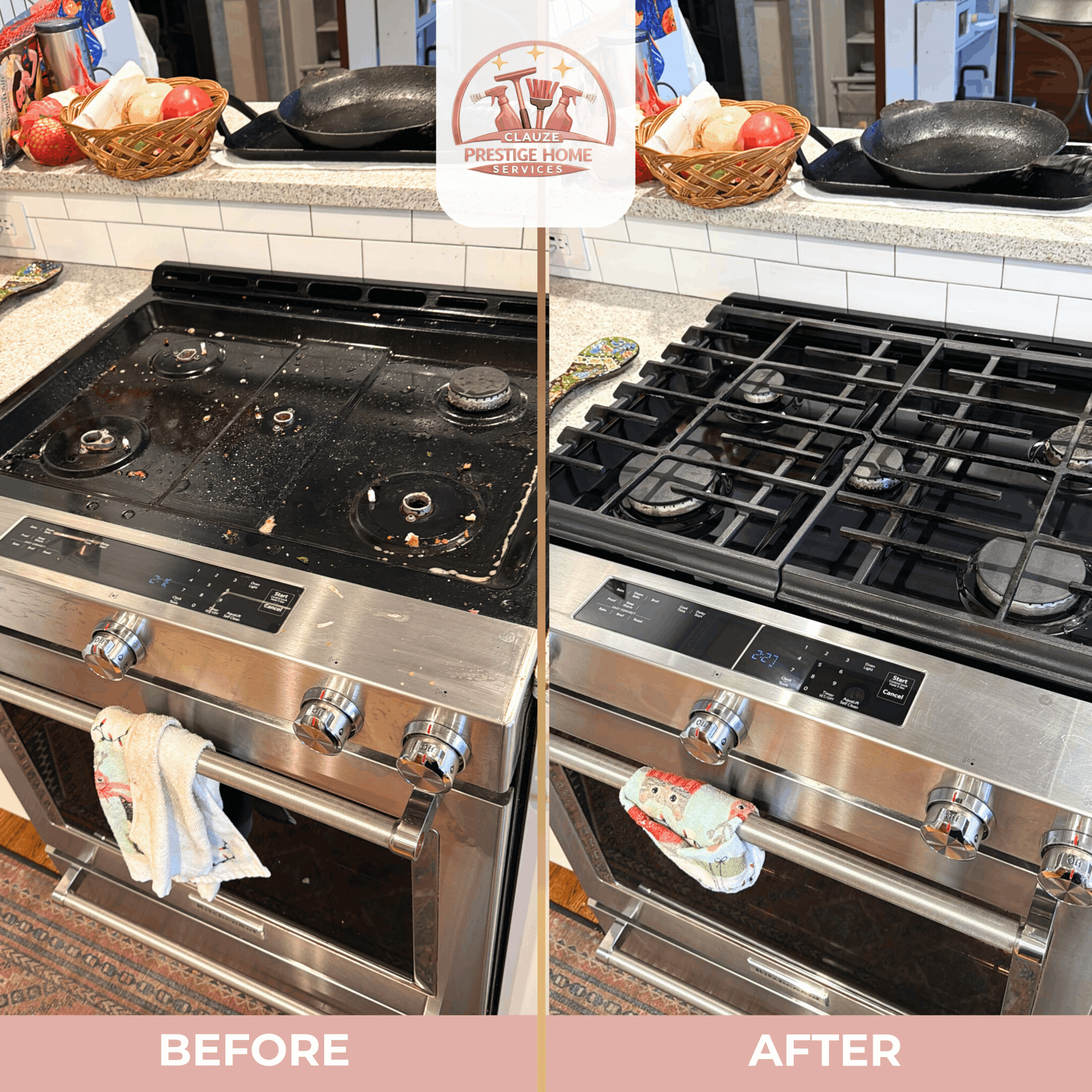 Clauze Prestige cleaning result