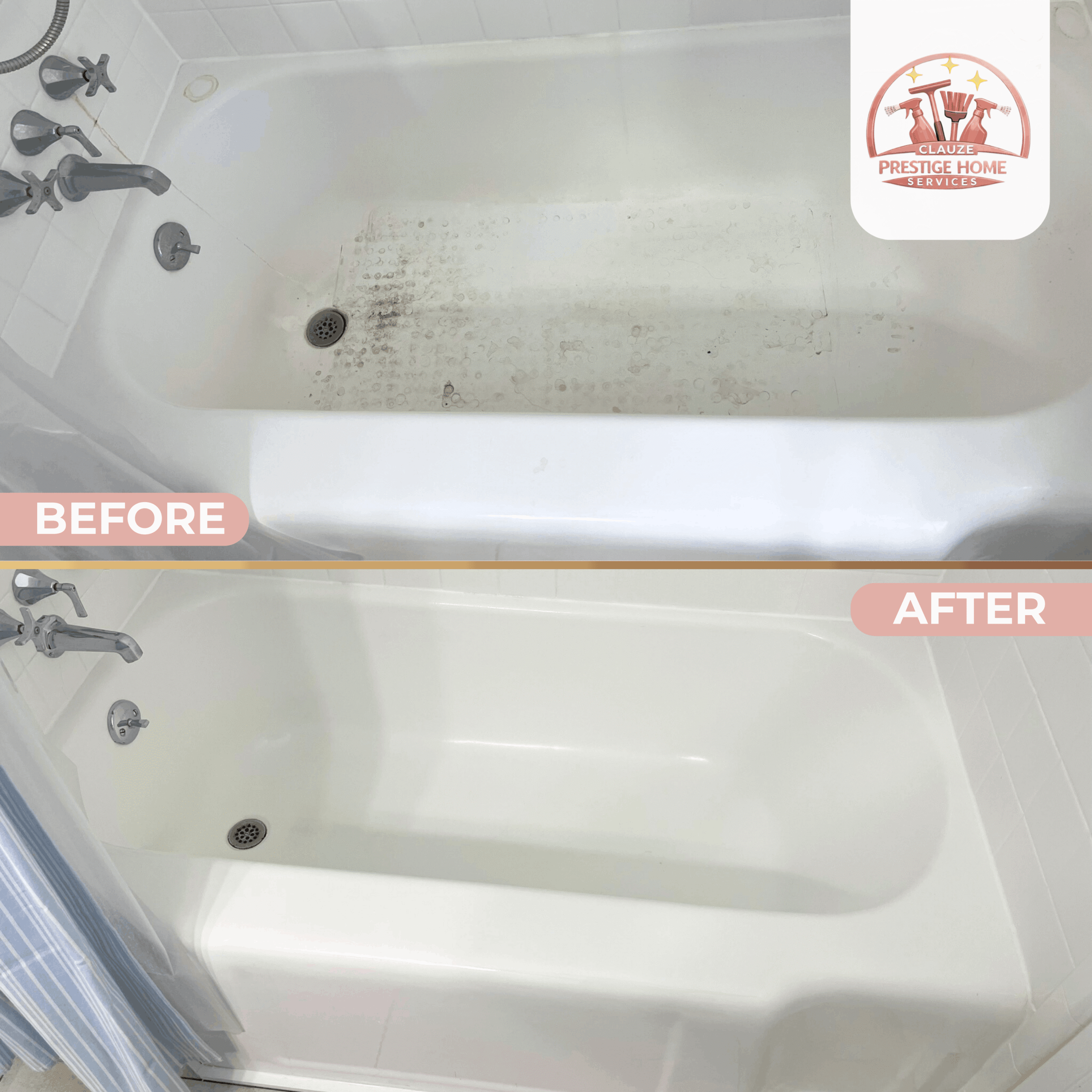 Clauze Prestige cleaning result