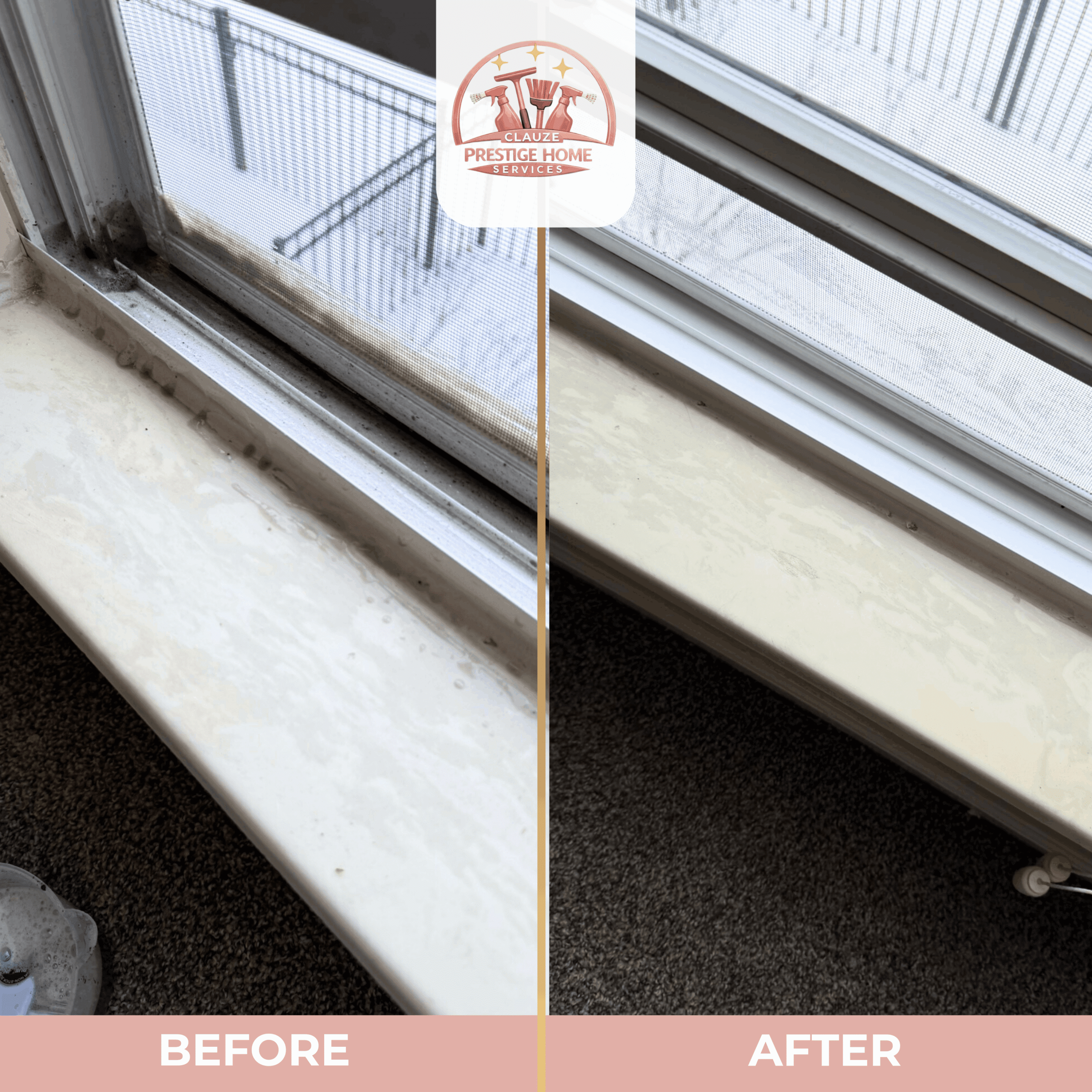 Clauze Prestige cleaning result