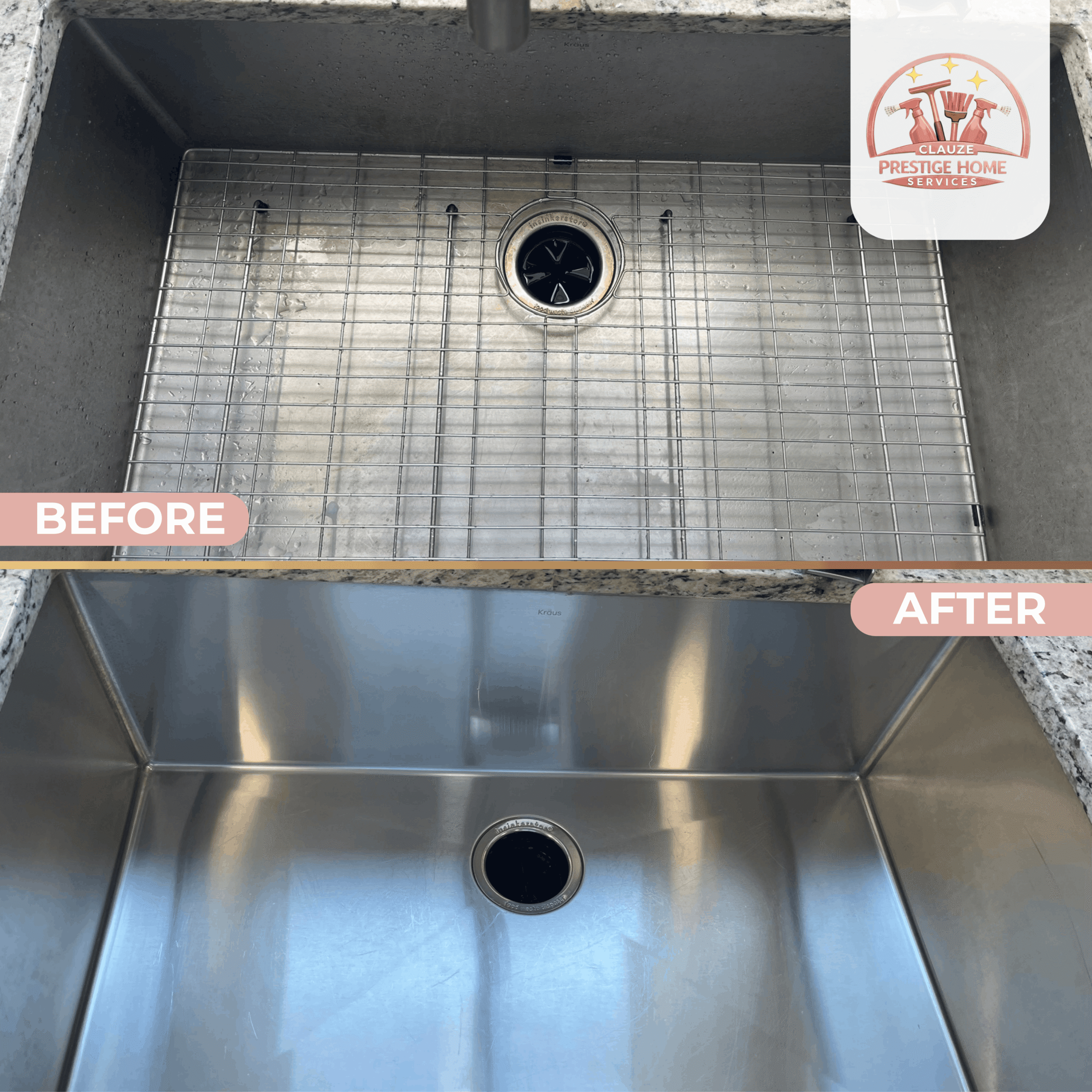 Clauze Prestige cleaning result