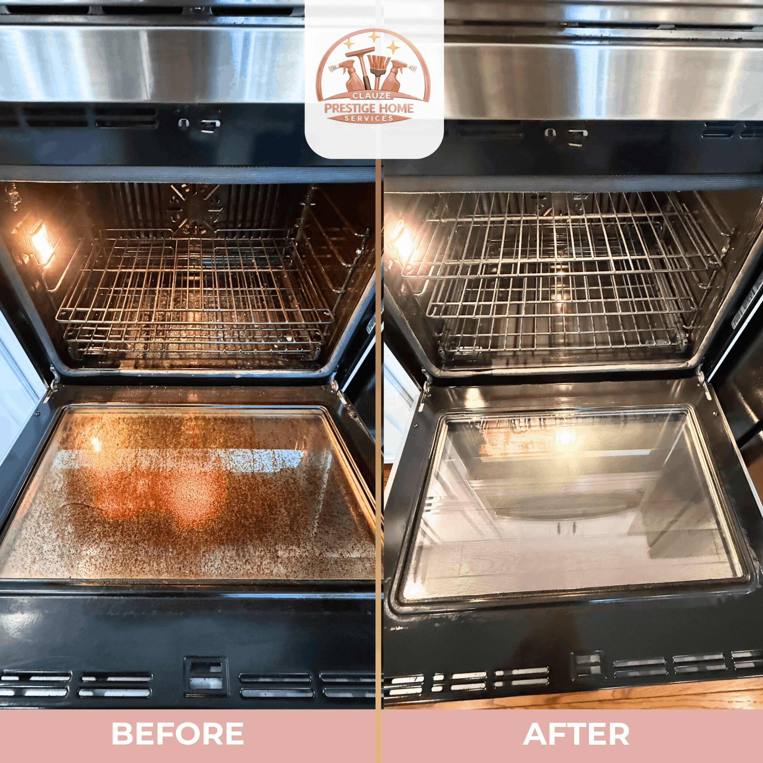 Clauze Prestige cleaning result