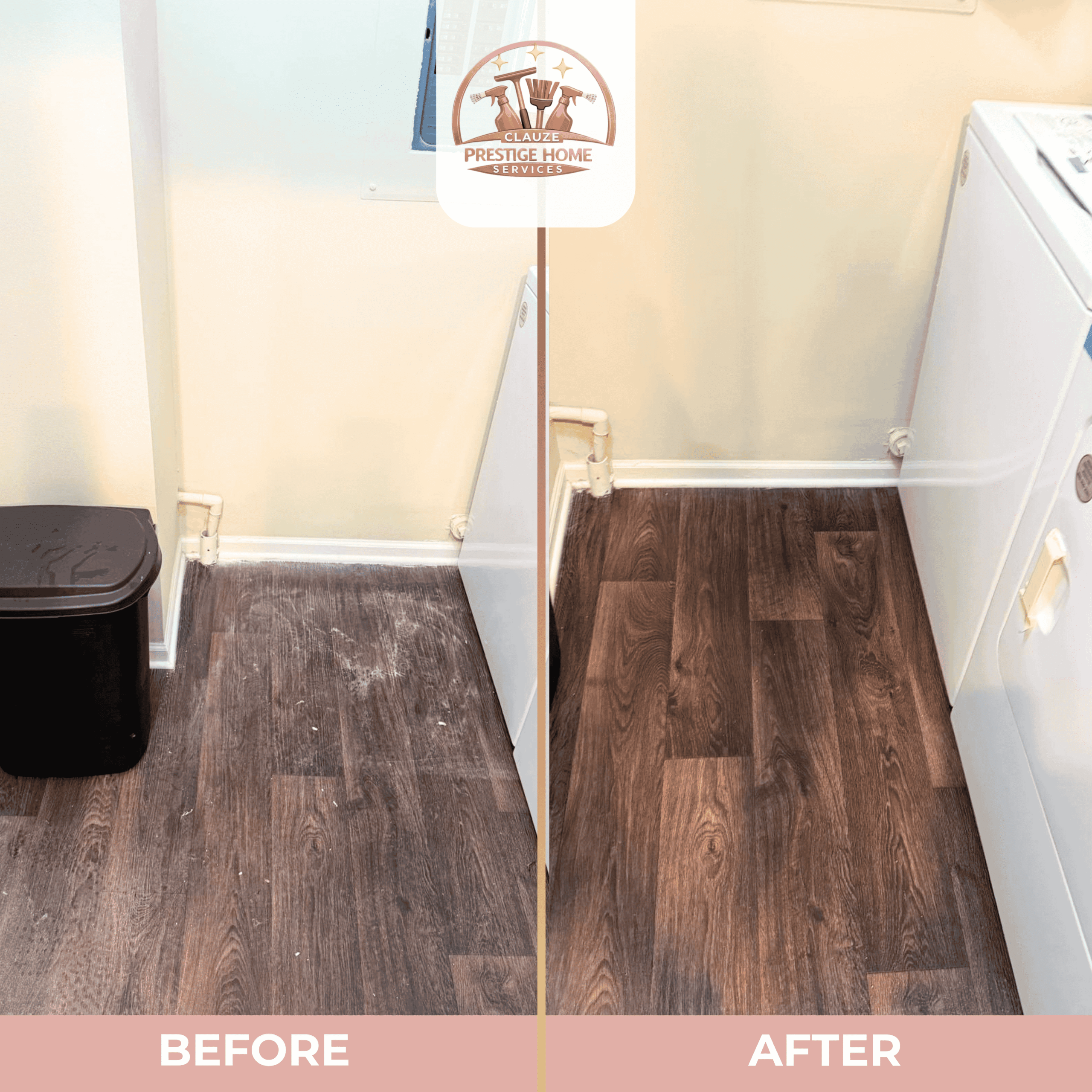 Clauze Prestige cleaning result