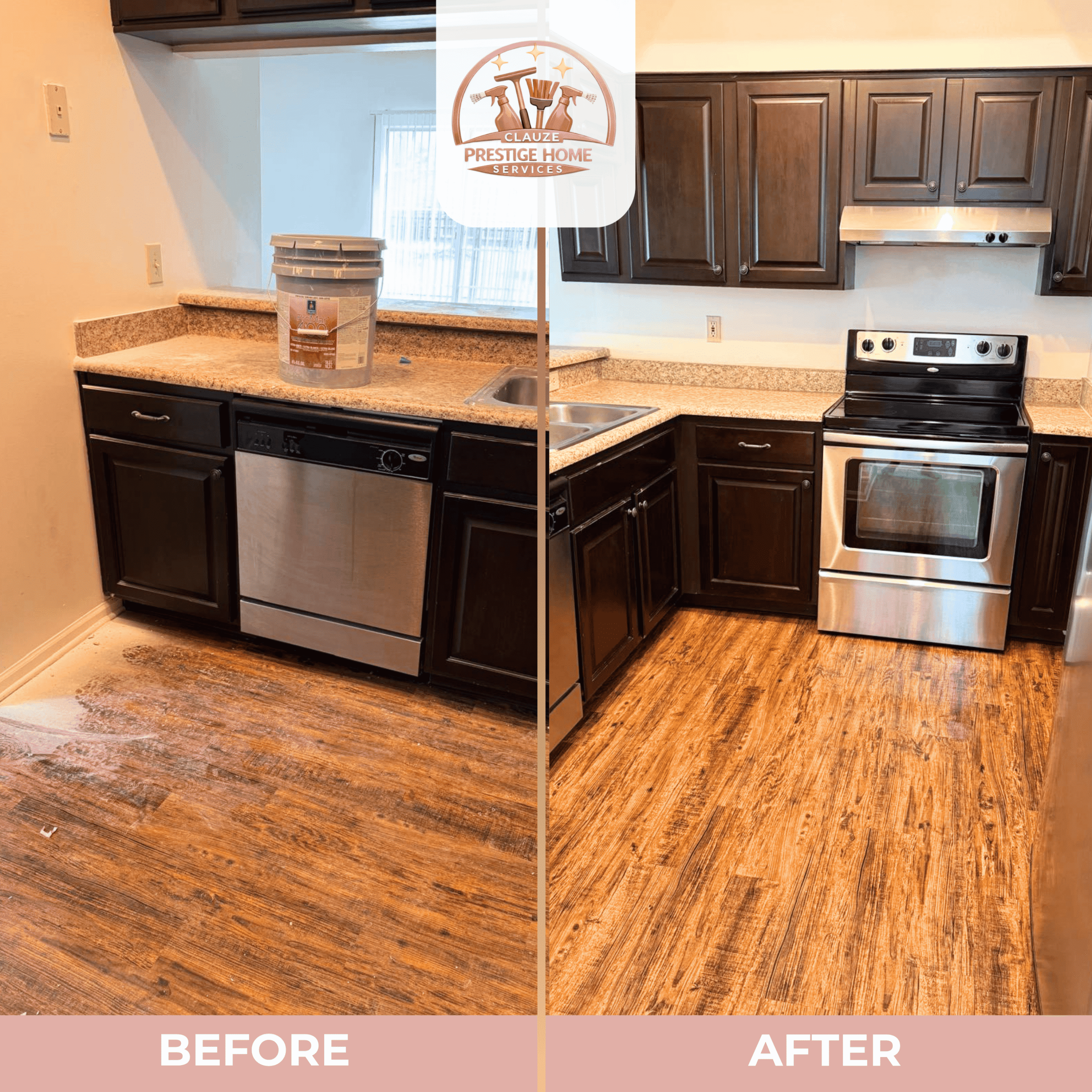 Clauze Prestige cleaning result