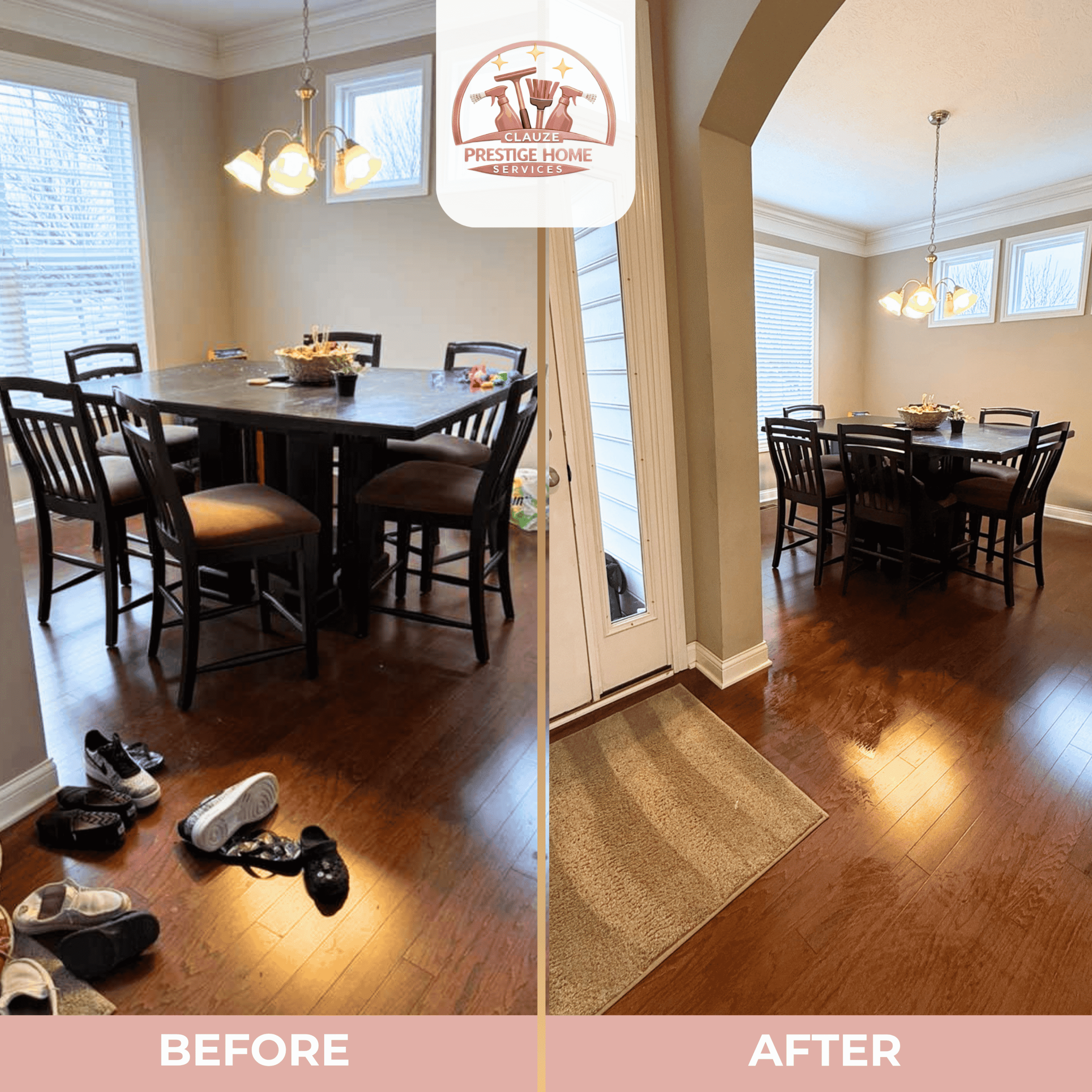 Clauze Prestige cleaning result