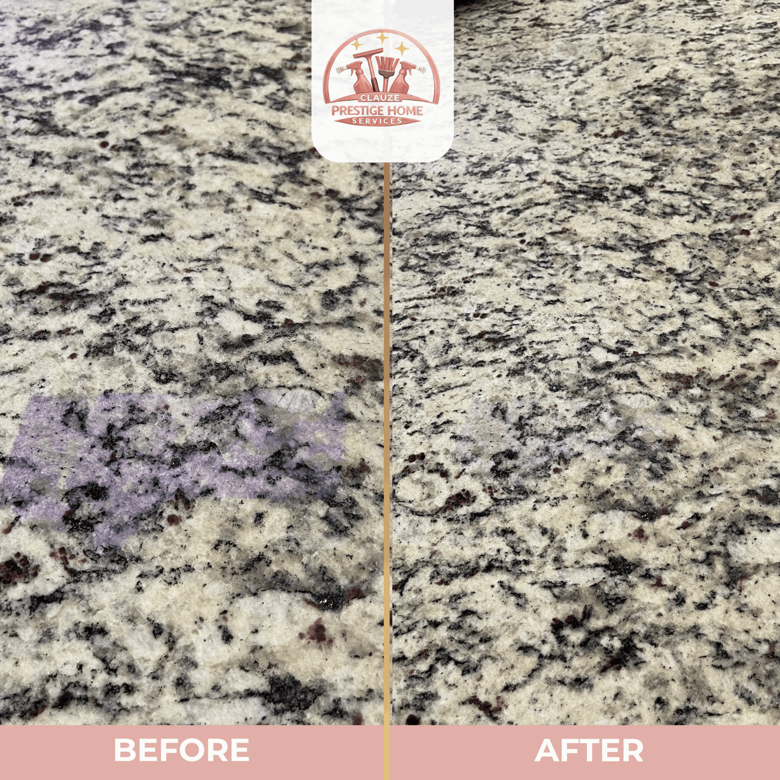 Clauze Prestige cleaning result