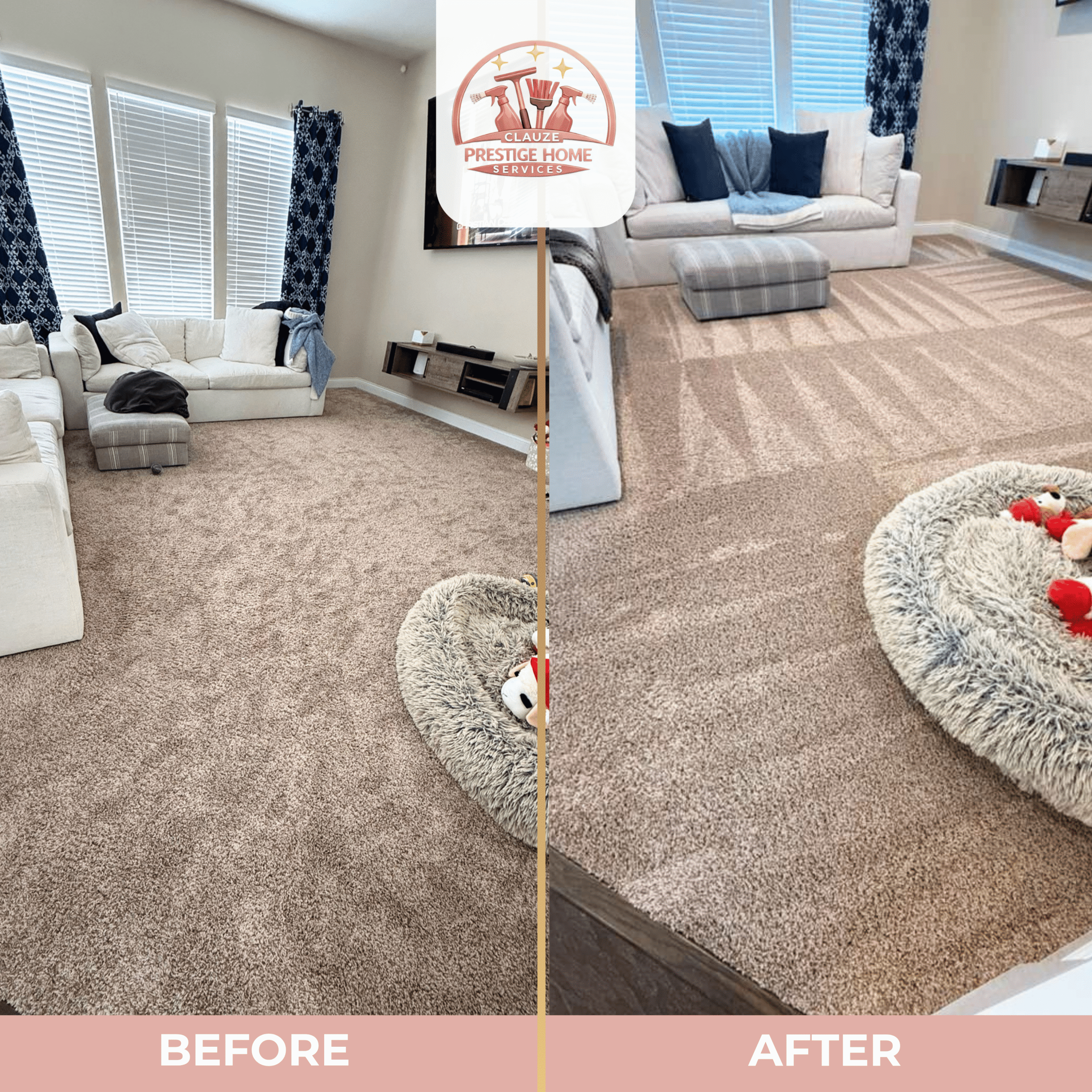 Clauze Prestige cleaning result
