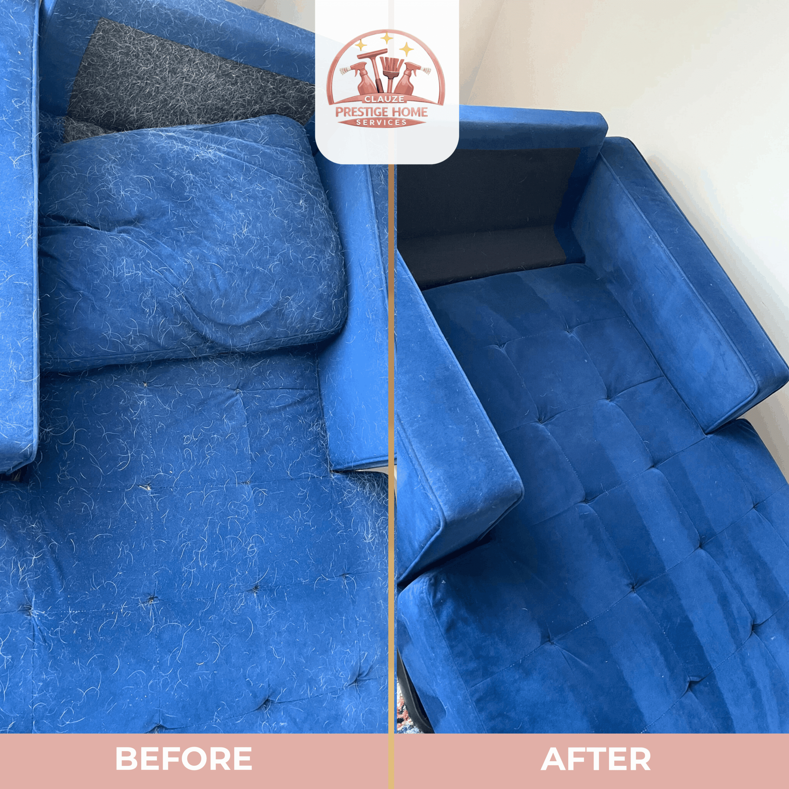 Clauze Prestige cleaning result
