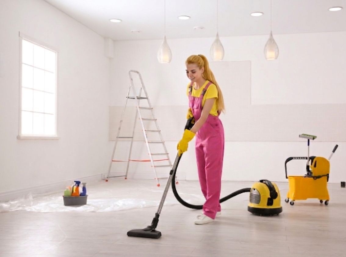 Post-construction cleaning service